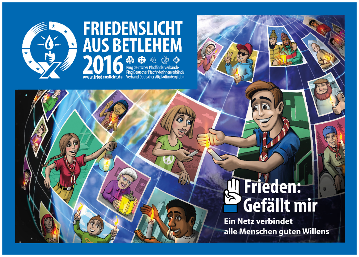 Friedenslichtplakat 2016 - Deutchland